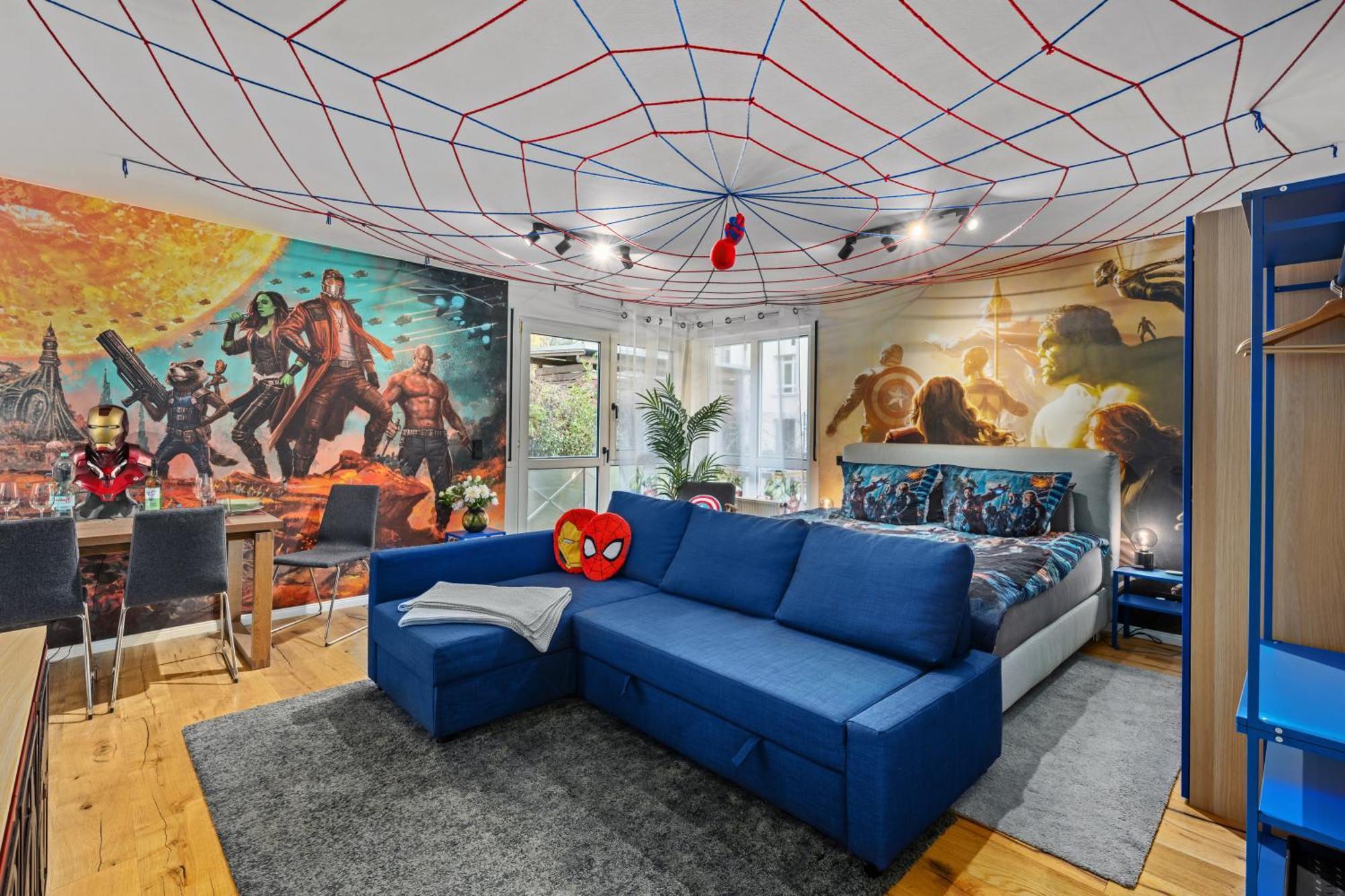 Apartment Edler Wohnraum Marvel Mit Balkon, Boxspringbett, Kaffeevollautomat, Lift & Parkplatz