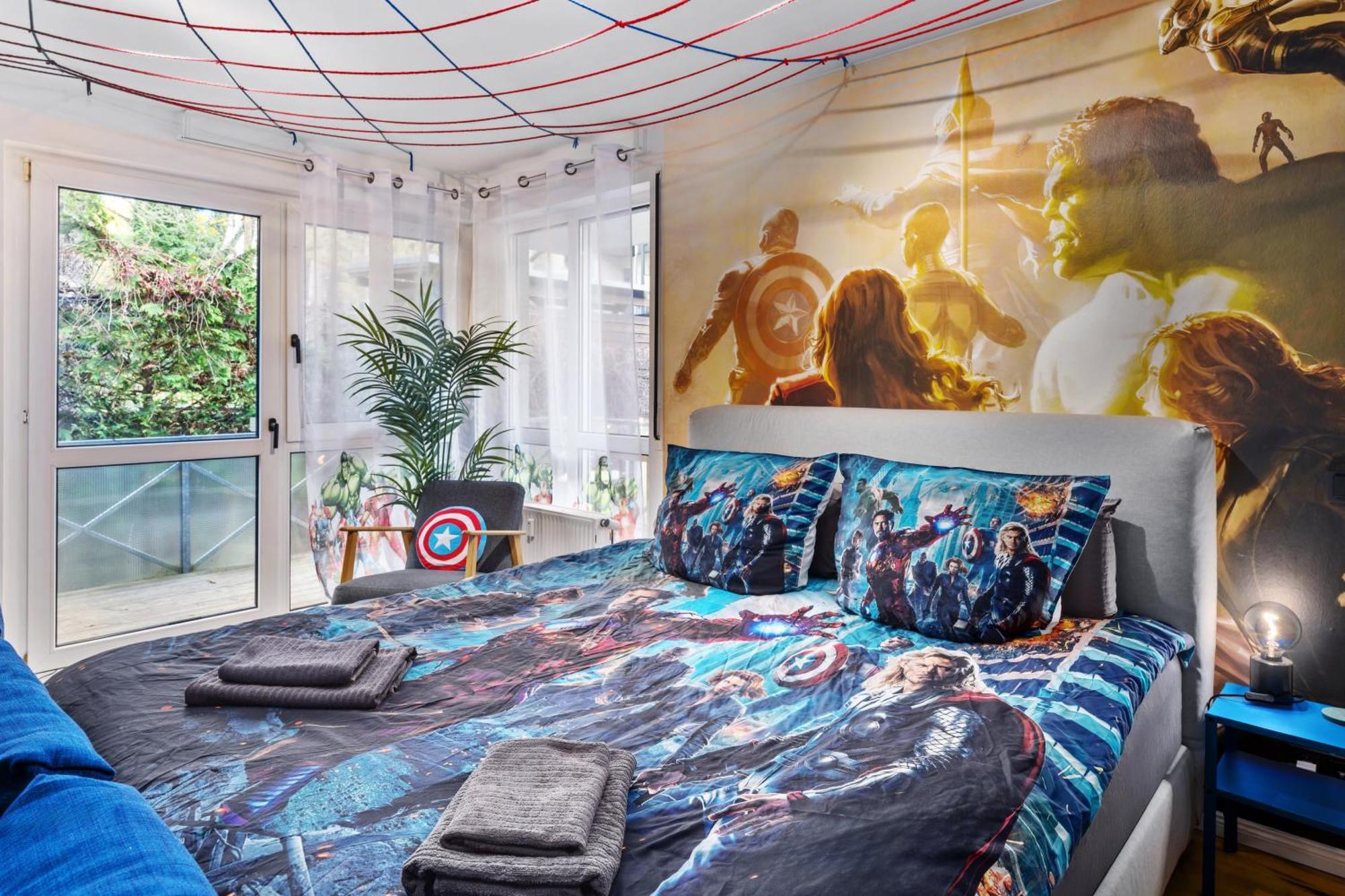 Apartment Edler Wohnraum Marvel Mit Balkon, Boxspringbett, Kaffeevollautomat, Lift & Parkplatz *